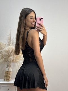 Camisola sem bojo em liganete e renda Dellandrea - Dellandrea Moda Íntima