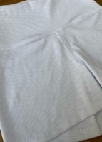 Short cintura alta texturizado branco - comprar online