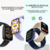 Imagem do Smartwatch COLMi P71 com Chamadas Bluetooth, Monitor de Saúde