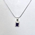 Dije Rectangular con Piedra