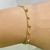 Pulsera bolitas con puntos de luz