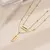 COLLAR IZAR DOBLE ORO (C017) - Contemporanea