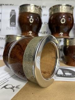 Mate de Algarrobo con Virola de Alpaca – Artesanal y elegante - Infutermo