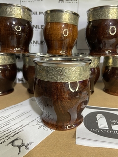Mate de Algarrobo con Virola de Alpaca – Artesanal y elegante - Infutermo