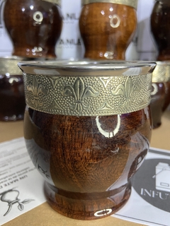 Mate de Algarrobo con Virola de Alpaca – Artesanal y elegante en internet