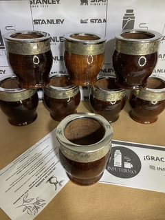 Mate de Algarrobo con Virola de Alpaca – Artesanal y elegante
