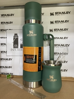 Termo clásico con manija plegable 1.3L + mate + Bombilla - tienda online