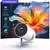 Projetor Magcúbico Android 11 4K 1280*720P HY300 Pro + Wifi Duplo 260ANSI 180 ° Projetor portátil externo flexível para cinema BT5.0 na internet