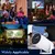 Projetor Magcúbico Android 11 4K 1280*720P HY300 Pro + Wifi Duplo 260ANSI 180 ° Projetor portátil externo flexível para cinema BT5.0 - comprar online