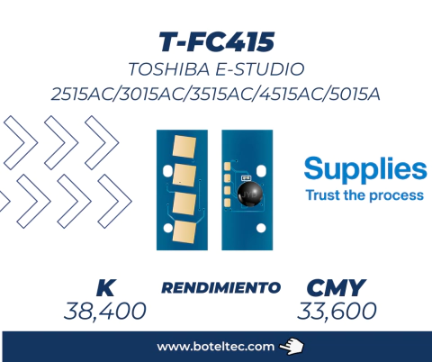 Chip de Toner Toshiba e-STUDIO 2515AC/3015AC/3515AC/4515AC/5015A T-FC415 - comprar en línea