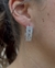 AROS GLITZ PLATEADOS - comprar online