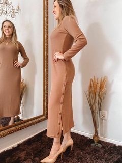 VESTIDO CANELADO - comprar online