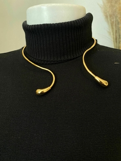 Gargantilha de verniz Italiano - FLERTE MODA