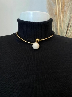 Gargantilha de verniz Italiano - FLERTE MODA