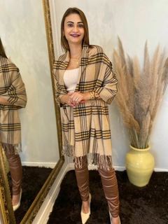 Echarpe Oversized Xadrez - FLERTE MODA