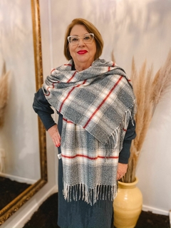 Echarpe Oversized Xadrez