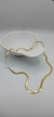 Colar Malha Dourado 45CM