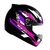 Capacete EBF New Fit Nº 58 Preto Rosa Feminino Aberto