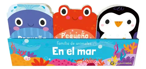 LIBROS X3 FAMLIA DE ANIMALES EN EL MAR