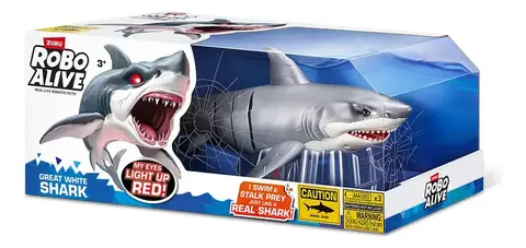 ROBO ALIVE TIBURON BLANCO REALISTA