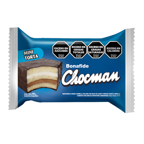 CHOCMAN MINI TORTA 68G. - comprar online