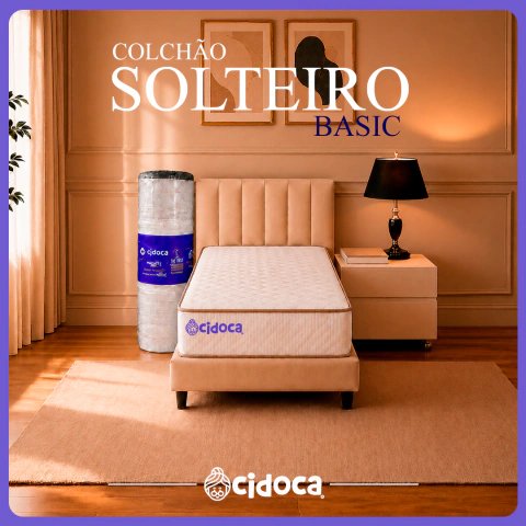 Colchão Cidoca® SOLTEIRO BASIC