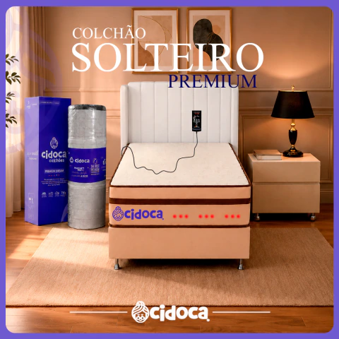 Colchão Cidoca® SOLTEIRO PREMIUM