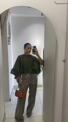 Calça Jeans Verde Musgo na internet