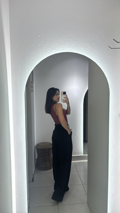 Calça alfaiataria pantalona - Loja Maria Cereja