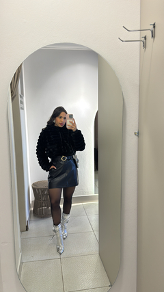 Saia de couro - loja online
