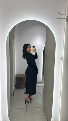 Vestido Poliamida manga cumprida na internet
