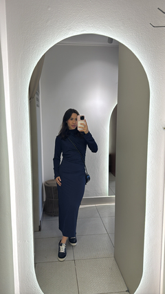 Vestido Poliamida manga cumprida