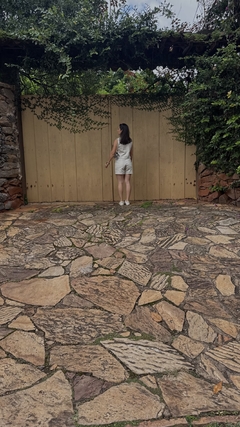 Conjunto short + colete - Loja Maria Cereja