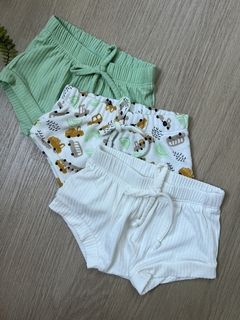Kit Tapa Fralda Shortinho Menino - Pequeno H