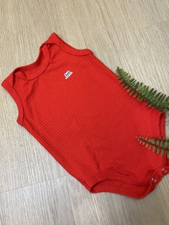 Conjunto Body Regata Menina Vermelho na internet