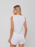 Regata Cropped VM3003F - Branco e Tiffany - Vamo Sports