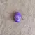 Chaton Oval Roxo Com Glitter Holográfico - comprar online