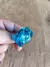 Puxador De Resina Azul Com Glitter Holográfico - comprar online