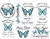 Transfer Colorido Mariposa 3 - comprar online