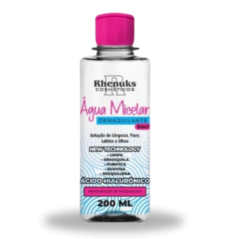 Água Micelar 5 Em 1 Com Ácido Hialurônico 200Ml Rhenuks Cosméticos - comprar online