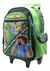 Mochila Con Carrito Minecraft Escolar Primaria Con Rueditas Color Verde Mi193 - comprar online