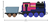 Tren Motorizado Ashima De Thomas Y Sus Amigos, Color Azul - comprar online