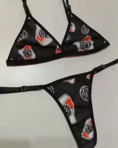 Conjunto full estampa river plate