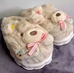 Pantufla ADULTO osito marron