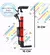 Inflador Para Bicicleta De Aluminio Con Pico Para Pelotas - comprar online