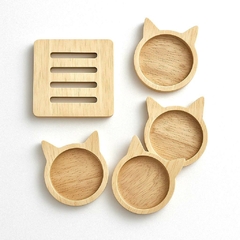 Kit Porta-Copos Cabeça de Gato na internet