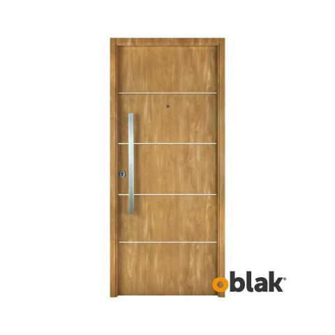 Puerta De Exterior Oblak Innova 1983 Roble 90cm-ENVÍO GRATIS - comprar online