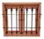 Ventana De Abrir Madera Grandis Estilo Colonial C/ Reja 100x90 Cm - Tecnooeste