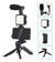 Estabilizador microfono tripode celular luz led - tienda online
