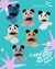 Gorras Capucuellos de Peluche Panda Malo